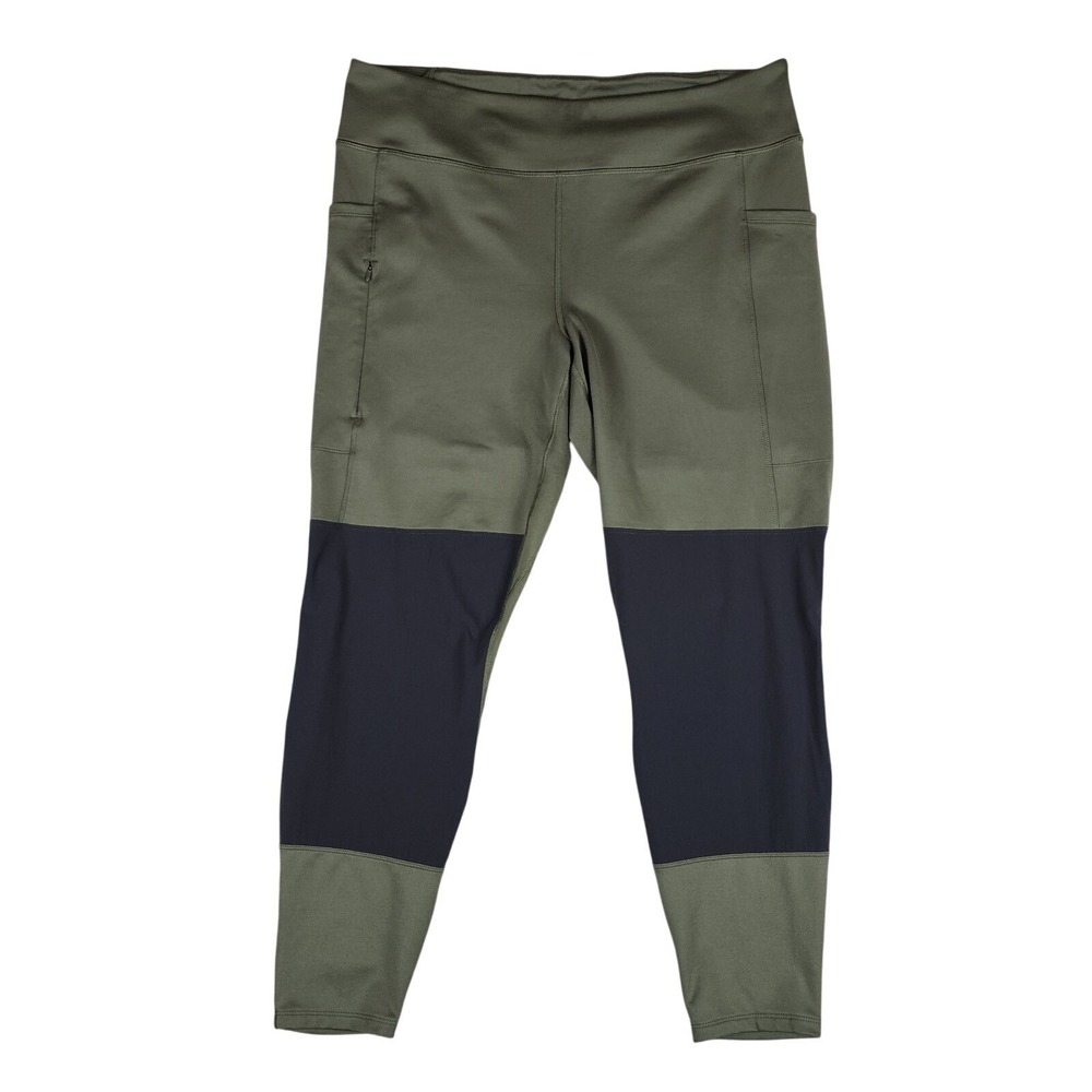 Patagonia Pack Out Hike Tights 21975  Women's XL Basin Green Hiking Outdoors